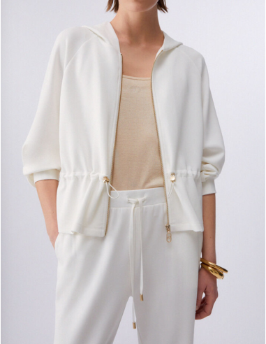 Liu Jo sweat femme blanc lait