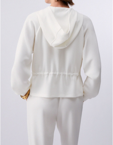 Liu Jo hoodie zip cordon taille
