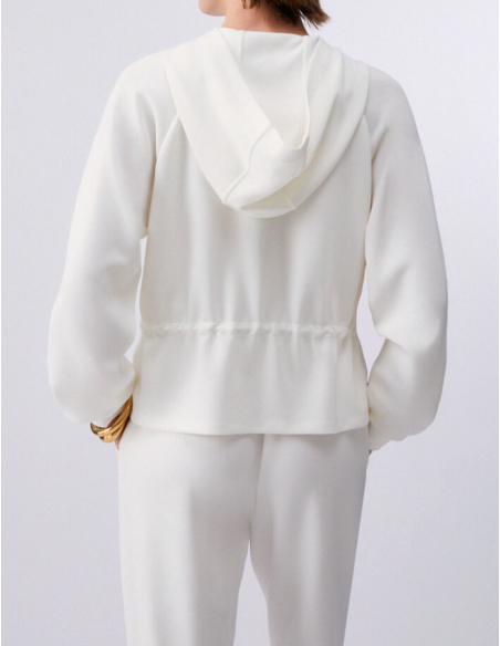 Liu Jo hoodie zip cordon taille