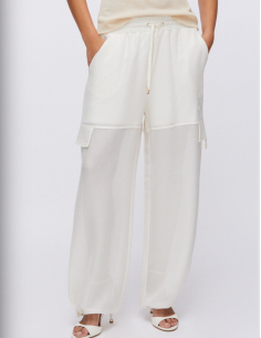 Liu Jo pantalon cargo mesh femme 2