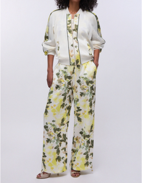 Liu Jo printed satin pants women