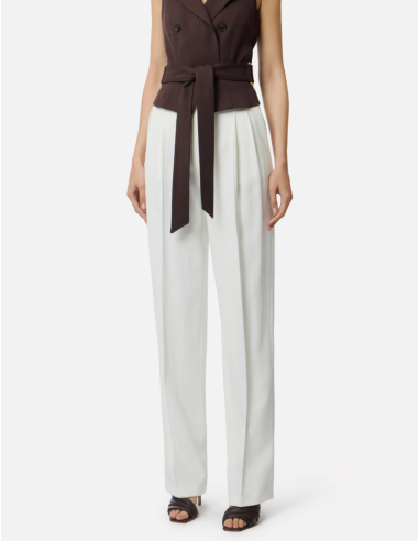 Elisabetta Franchi pantalon pinces coupe moderne