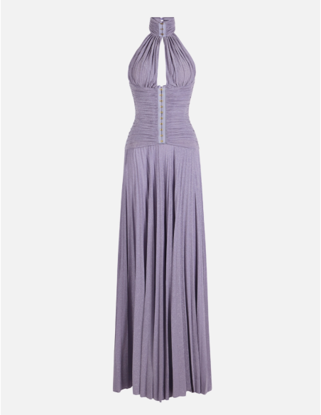 Elisabetta Franchi robe red carpet lamé