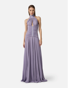Elisabetta Franchi robe red carpet lamé 2