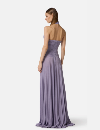Elisabetta Franchi glamorous lamé evening dress