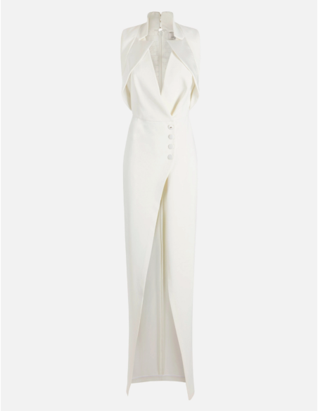 Elisabetta Franchi robe red carpet satin