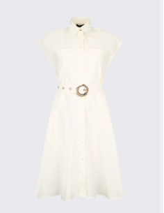 Liu Jo belted shirt dress women