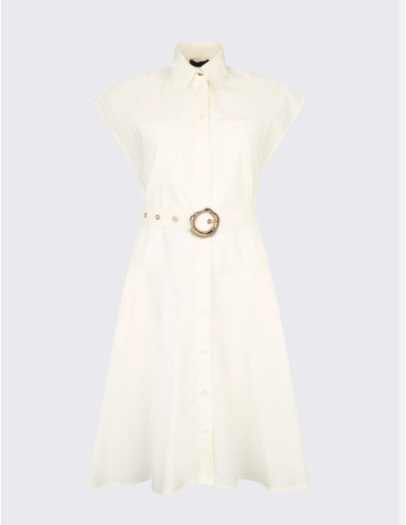 Liu Jo robe chemisier ceinture élégante