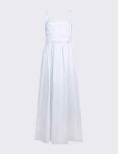 Liu Jo long poplin dress white chic