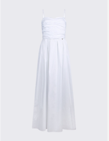 Liu Jo long poplin dress white chic