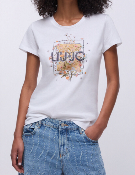 Liu Jo t‑shirt coton manches courtes