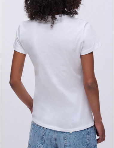 Liu Jo t‑shirt print strass femme