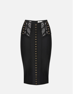 Elisabetta Franchi jupe bustier tulle chic