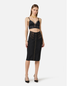 Elisabetta Franchi jupe bustier tulle chic 2