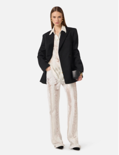 Elisabetta Franchi jean palazzo franges denim 2