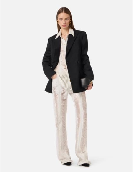 Elisabetta Franchi jean large silhouette moderne