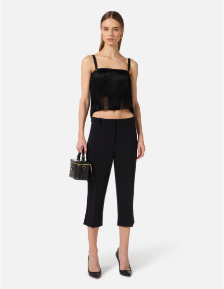Elisabetta Franchi top franges mode tendance