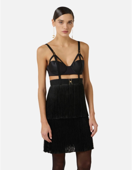 Elisabetta Franchi luxury evening mini dress