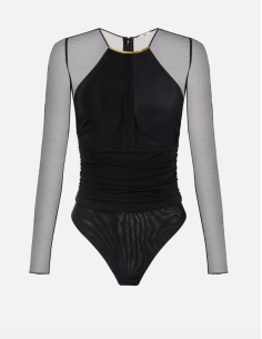 Elisabetta Franchi body jersey crêpe bijou