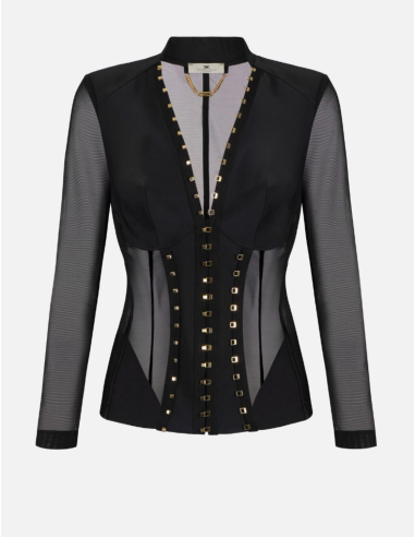 Elisabetta Franchi veste bustier tulle chic
