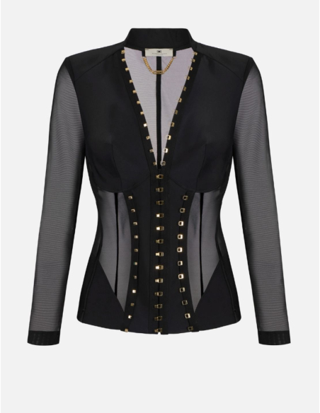 Elisabetta Franchi veste bustier tulle chic