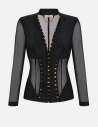 Elisabetta Franchi veste bustier tulle chic