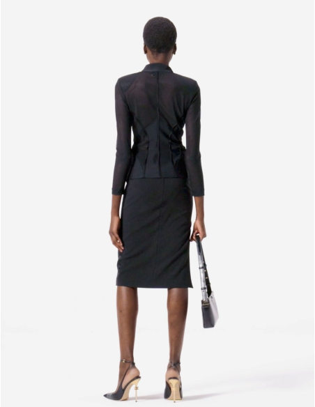 Elisabetta Franchi bustier tulle jacket women