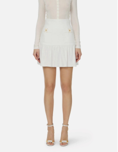 Elisabetta Franchi jupe détails bijoux élégants