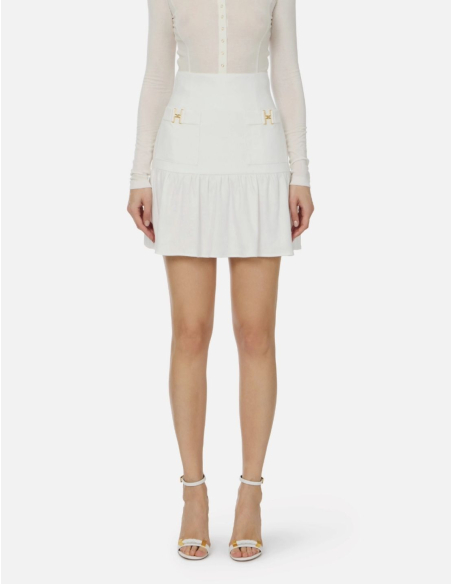 Elisabetta Franchi jupe détails bijoux élégants