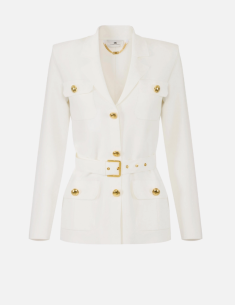 Elisabetta Franchi veste maille couture moderne