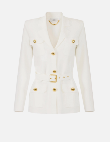 Elisabetta Franchi veste maille couture moderne
