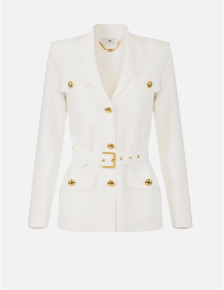 Elisabetta Franchi veste maille couture moderne