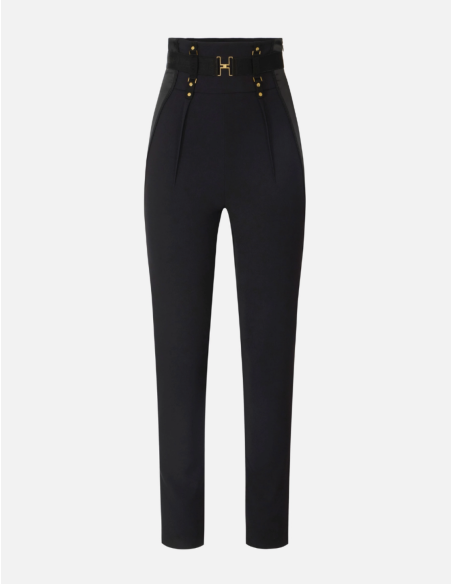 Elisabetta Franchi modern smoking style trousers