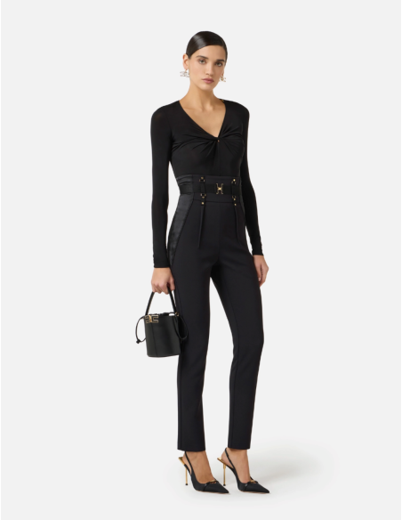 Elisabetta Franchi pantalon coupe ajustée élégante