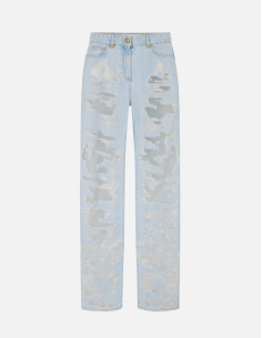 Elisabetta Franchi jean destroyed denim chic