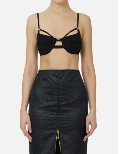 Elisabetta Franchi soutien‑gorge crêpe tulle chic