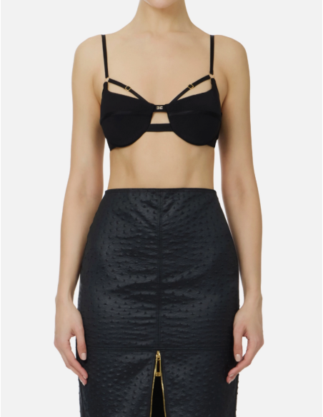 Elisabetta Franchi sculpted silhouette luxury bra
