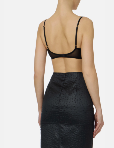 Elisabetta Franchi crepe tulle bra chic| Movida.Store