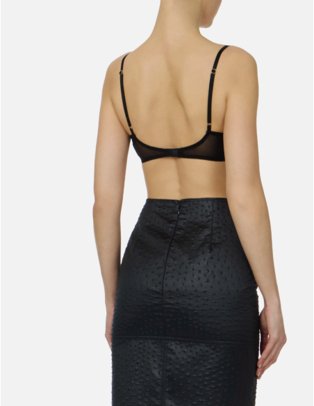 Elisabetta Franchi crepe tulle bra chic| Movida.Store
