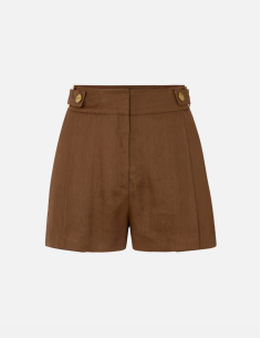 Elisabetta Franchi elegant women linen shorts