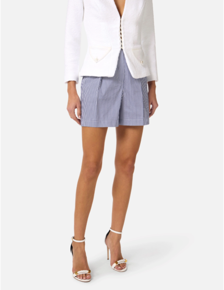 Elisabetta Franchi short coton stretch chic