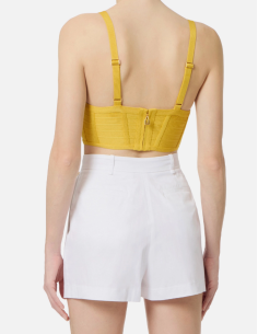 Elisabetta Franchi top texture sculptante mode 2