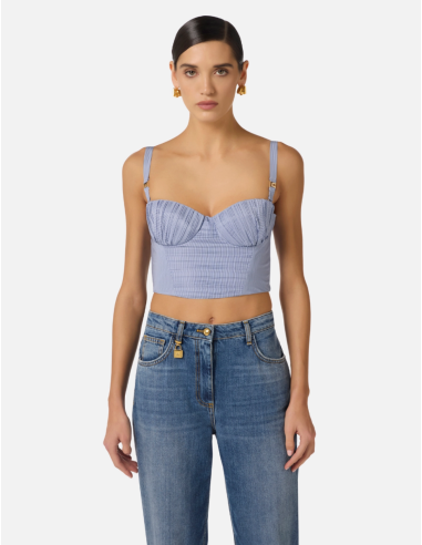 Elisabetta Franchi top mode street casual
