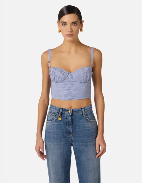 Elisabetta Franchi top mode street casual