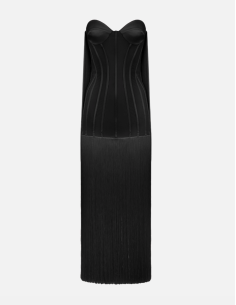 Elisabetta Franchi Red Carpet Fringe Dress