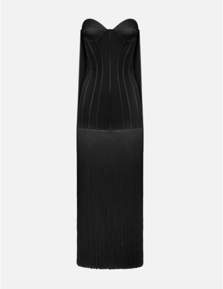 Robe Red Carpet à Franges Elisabetta Franchi