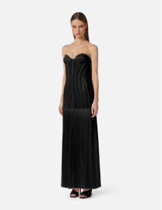 Elisabetta Franchi Red Carpet Fringe Dress 2