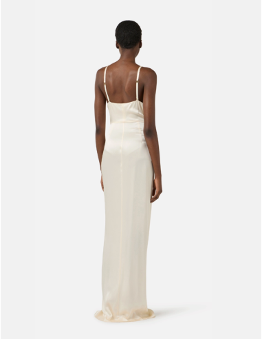 robe effet satiné elisabetta franchi nice