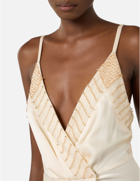robe longue d'été soirée elisabetta franchi nice