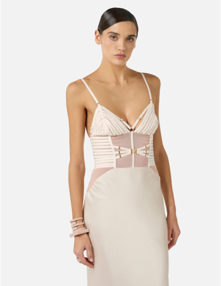 Elisabetta Franchi robe satin Red Carpet